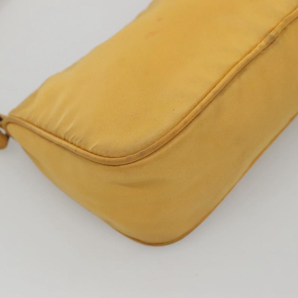 PRADA Accessory Pouch Nylon Yellow Auth 117775 - Picture 16 of 16